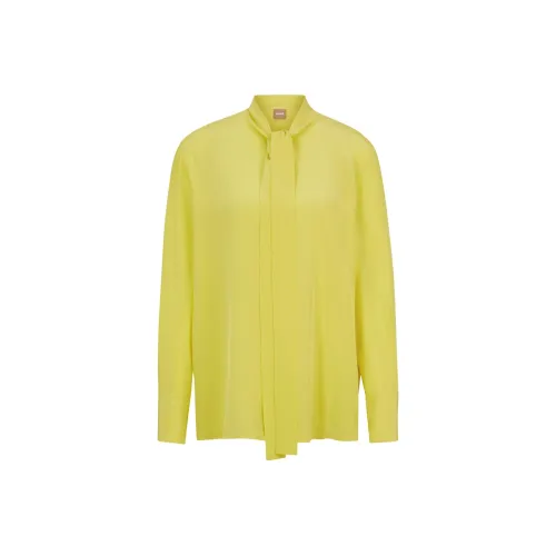 HUGO BOSS Желтые Женские Рубашки