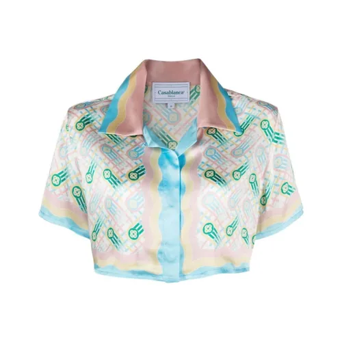 CASABLANCA FW23 Рубашка Женская Розовая