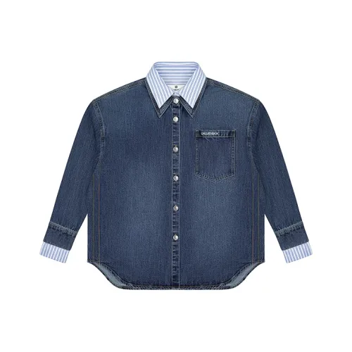 CALLED BACK Синие Женские Рубашки