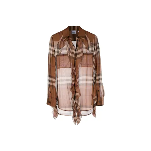 Burberry FW23 Рубашка Женская Умбра