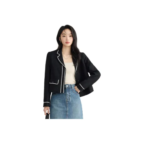 Elva' Island Куртки Пальто Женские Черный