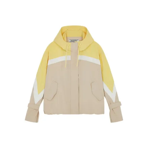 Onitsuka Tiger Куртки и Пальто Женские Бежевый Желтый
