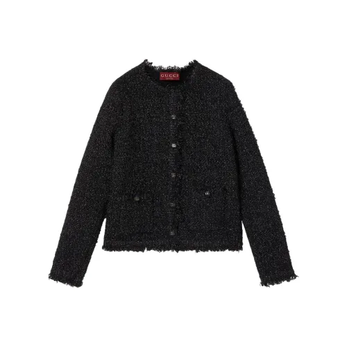 GUCCI FW24 Куртки и Пальто Женские Черные