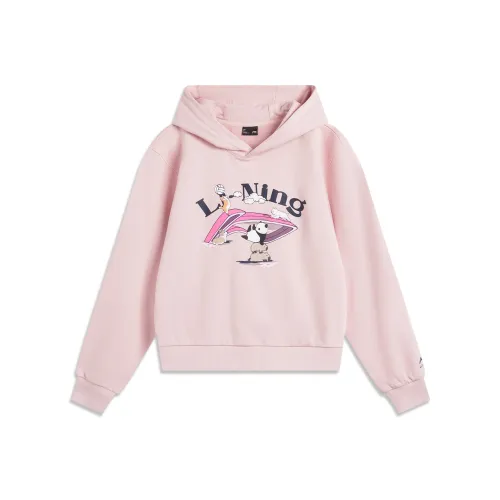 LINING Sports Life Collection Толстовка Женская Светлый Румяно-Розовый