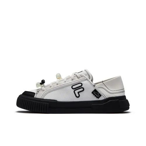 FILA FUSION Wallride Скейтборд Кроссовки Низкие Черные Белые Женские