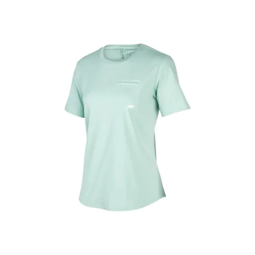 Skechers Basic Sports Series Стандартная T-рубашка Женская Портовый серый