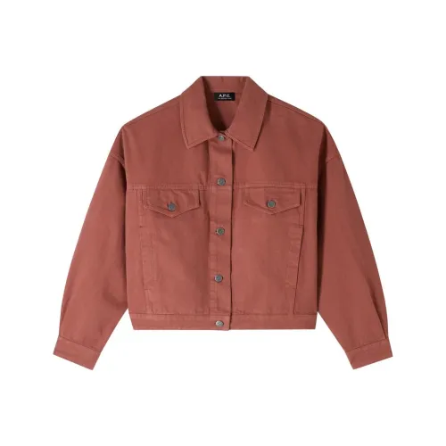 A.P.C FW24 Куртки и Пальто Женские Светло-Розовый