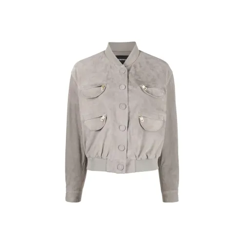 EMPORIO ARMANI Светло-серые Женские Куртки