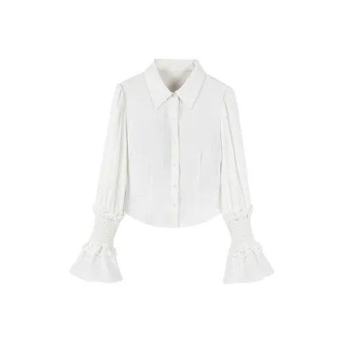 Meat Meat Small Cherries Рубашка Женская Белая