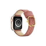 Вельвет, застежка-булавка, пастельный розовый