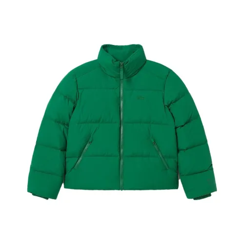 LACOSTE Пуховик Женский Темно-Зеленый