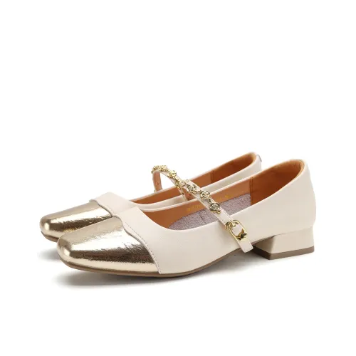 D Fuse SCANDINAVIA Грубый каблук Туфли Мэри Джейн Женские