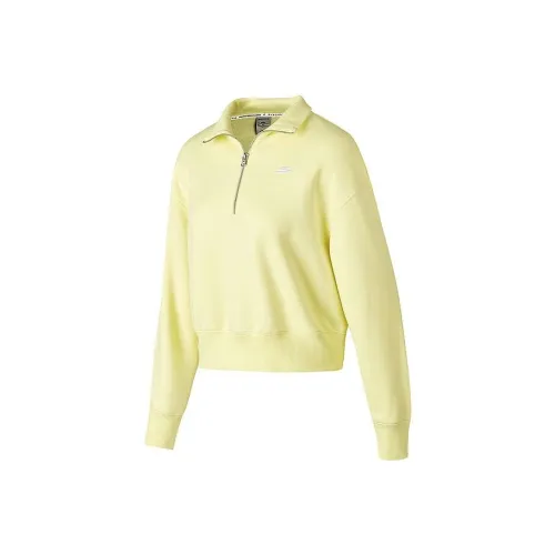 Skechers Толстовка Женская Свежий Груша Желтый