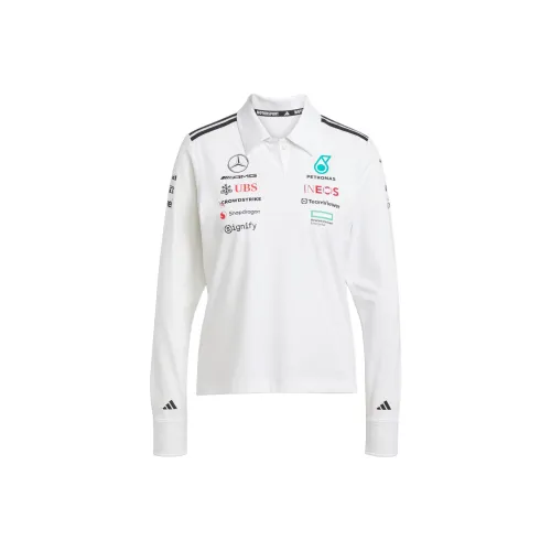 Adidas x Mercedes AMG Petronas F1 SS25 Поло Женское Белое