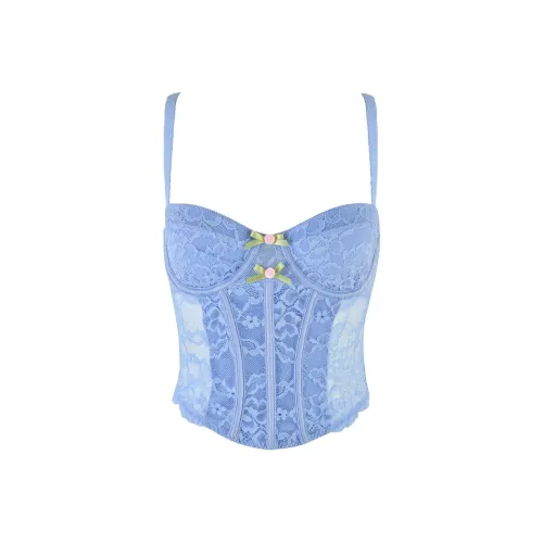 I.AM.GIA CALLISTA Бюстгальтер Топ на бретелях Женский Синий