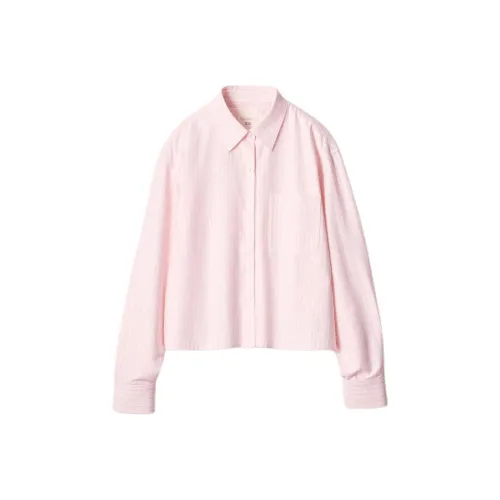 UNIQLO x JW Anderson SS25 Рубашка Женская Розовая