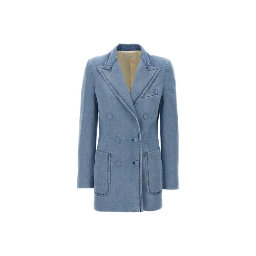 DRIES VAN NOTEN Куртки и Пальто Женские Светло-Синий