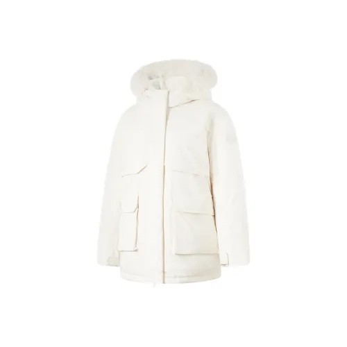 LINING Sports Life Collection Пуховик Женский Айвори