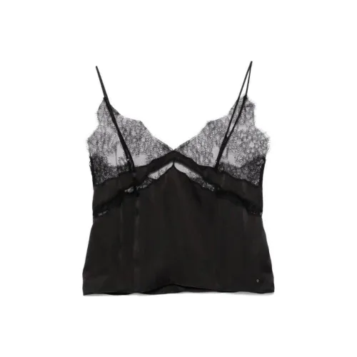 Anine Bing Топ на бретелях Женский Черный