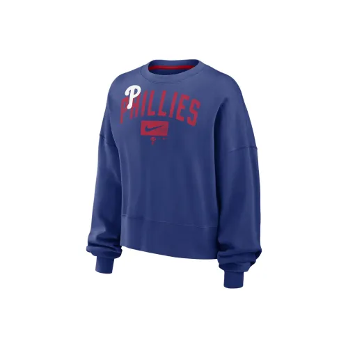 Nike Philadelphia Phillies Команда Толстовка Женские Синие