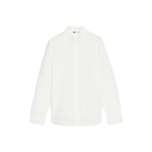 ZARA ZW Series Белые Женские Рубашки