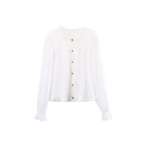 A paradise for awakening Рубашка Женская Белая