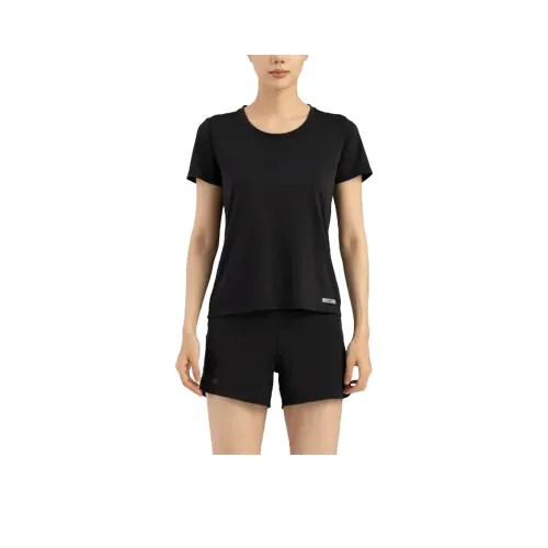 DECATHLON Kalenji100 Collection T-Shirt Женская Дымчатый Черный