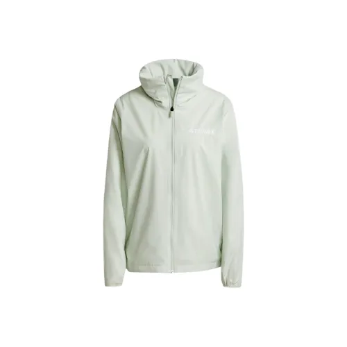 Adidas Куртка Женская Linen Зеленая