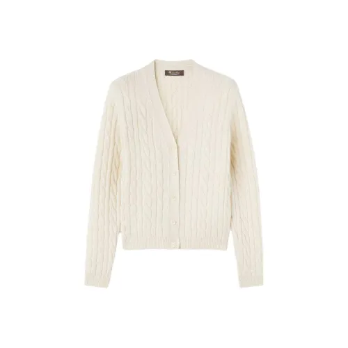 Loro Piana Чисто белый Женские кашемировые свитеры
