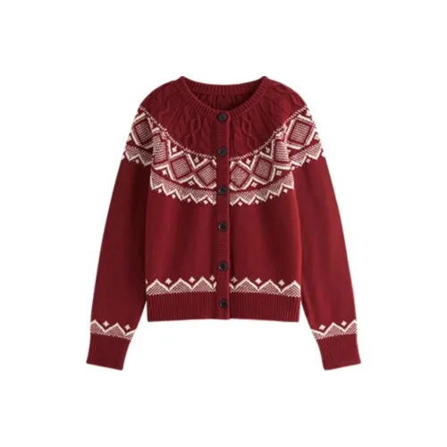 FANSILANEN Ambiance Красный Трикотаж Женский Бордовый