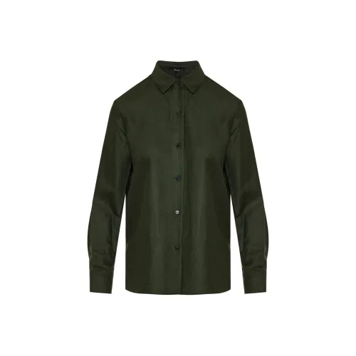 Theory Зеленые Женские Рубашки