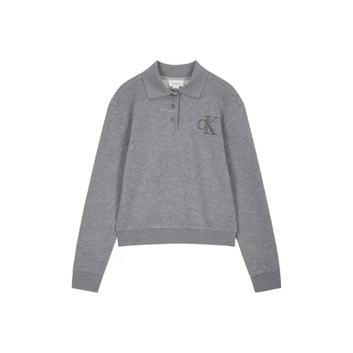 Calvin Klein Средне-серый Женские Поло