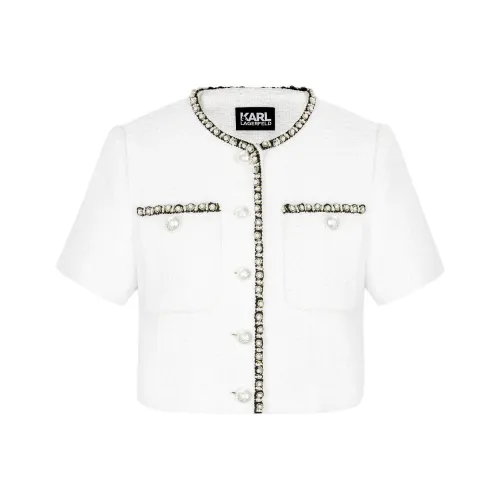 Karl Lagerfeld SS24 Куртки и Пальто Женские Белые