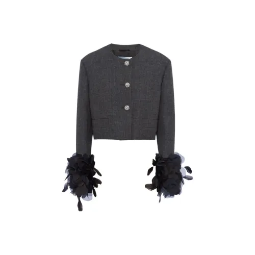 PRADA Куртка Женская Сланцево-Серый