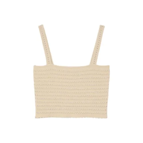 Sandro Топ на бретелях Женский Бежевый Желтый