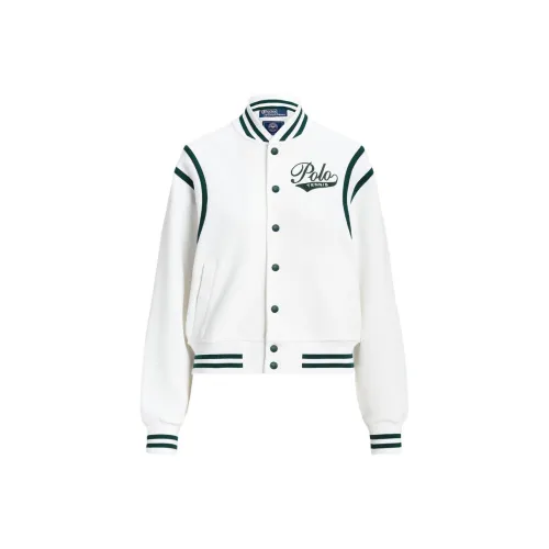 Polo Ralph Lauren Wimbledon Теннис Открыто Коллекция SS24 Куртки и Пальто Женские Фарфорово-белый