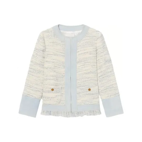 SANDRO Экрю Женские Куртки