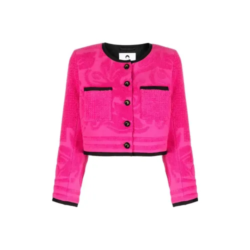 Marine Serre Розово-красные Женские Куртки