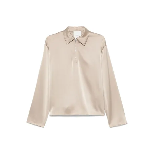 NANUSHKA SS25 Поло Женское Песочно-бежевый