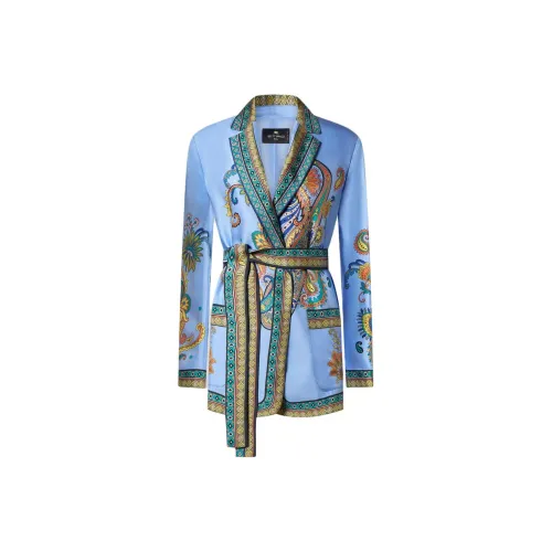 ETRO Синие Женские Куртки