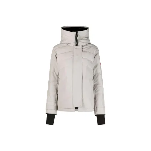 Canada Goose Down Jacket Women's Light Gray Канада Гусе Пуховик Женский Светлый Серый