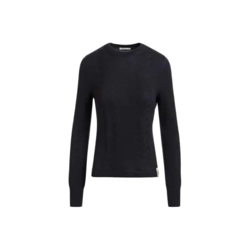 BALLY SS25 Кашемир Свитер Женский Темно-синий