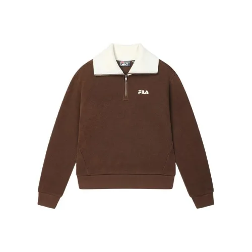 FILA Modern Heritage Свитшот Женский Темно-умбровый