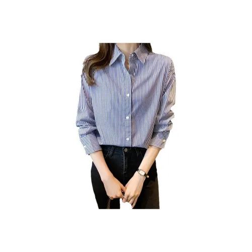 The Temptation Of The Muse Рубашка Женская Синяя