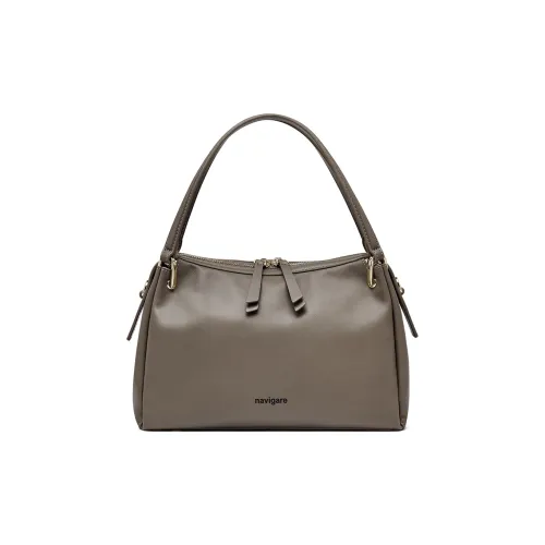 NAVIGARE Коровья кожа Сумка Стандартная Женская Серого цвета