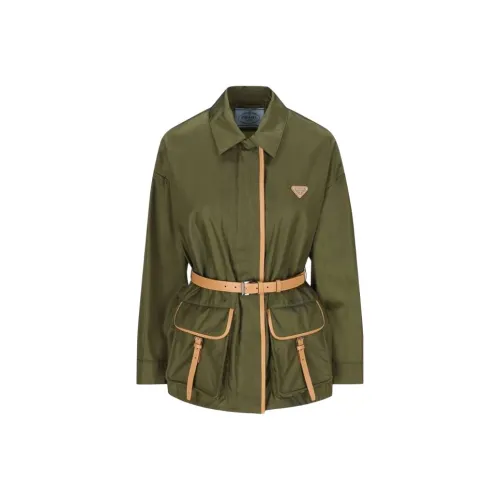 PRADA Куртка Женская Loden Зеленая