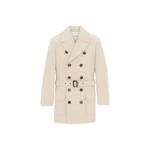 SAINT LAURENT SS24 Куртка Женская Экрю