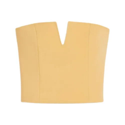 SCANLAN THEODORE Настоящий Бустьер Без бретелей Топ Женские DAFFODIL Нарцисс