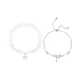 Звезды Бабочка Набор [Браслет + Браслет с бусинами]