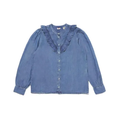 Levis Синие Женские Рубашки